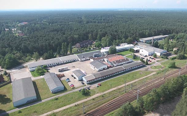 The RODENBERG-plant in Borkheide near Berlin