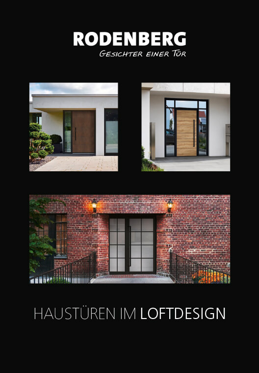 Rodenberg Katalog für Haustüren im Loftdesign